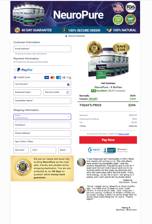 NeuroPure Special Discount